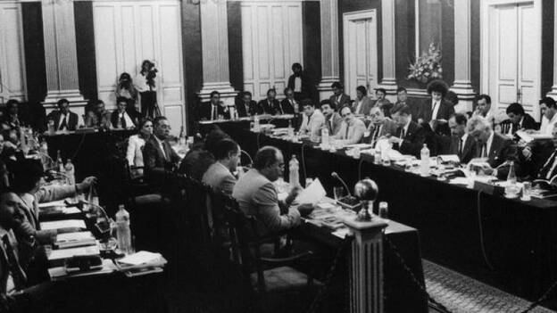 parlamento de canarias primera sesión