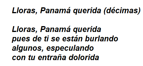 LLORAS PANAMÁ