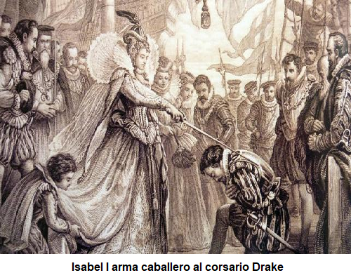 ISABEL I  Y DRAKE