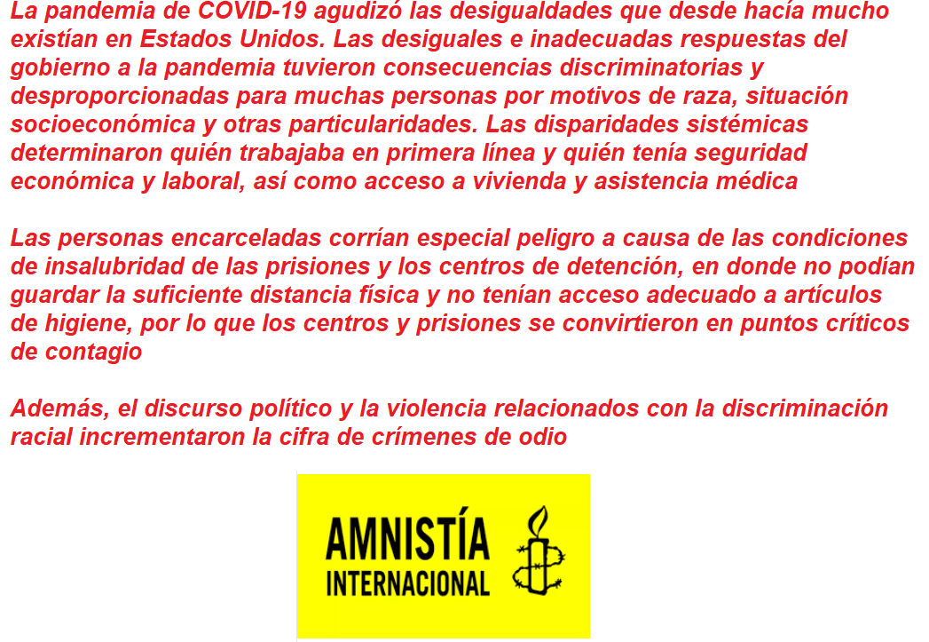FRASE USA AMNISTÍA