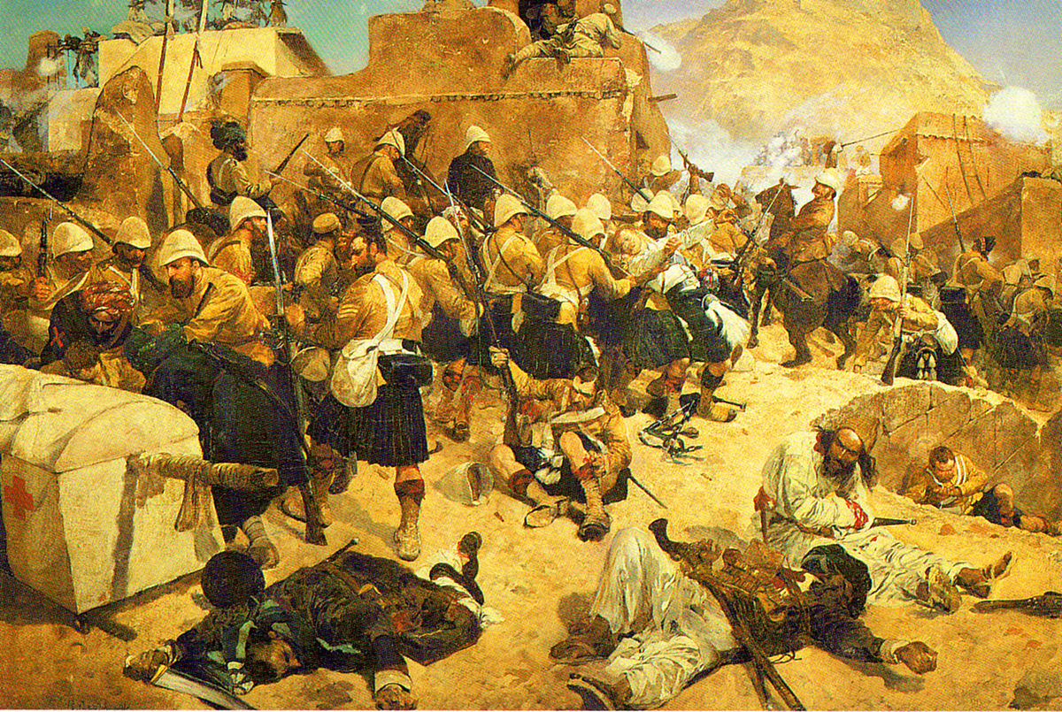 británicos en kandahar