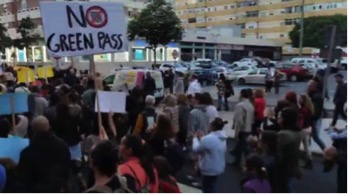 Manifestación en Las Palmas