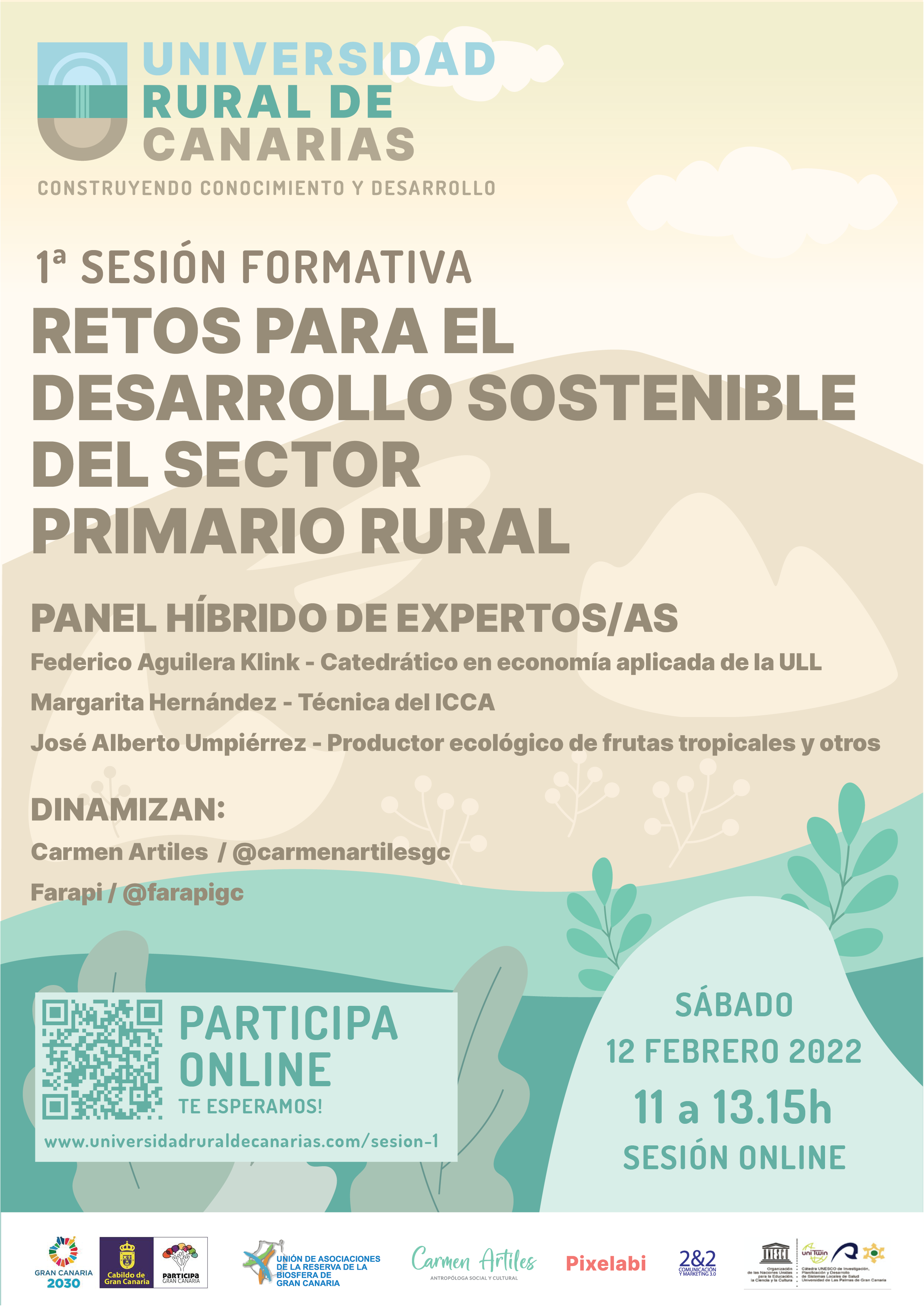 Cartel Sesión 1 _retos sector primario_Universidad Rural