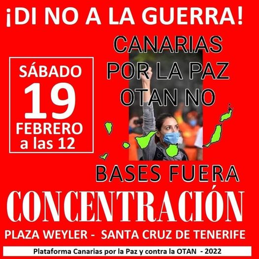 Canarias por la paz y contra la OTAN