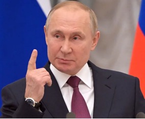 Putin levanta el dedo