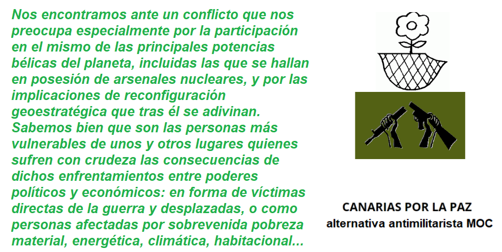 F ANTIMILITARISTAS CANARIAS