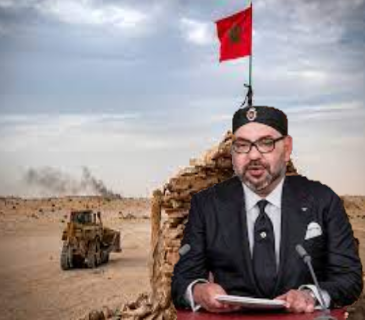 MOHAMED VI EN EL SAHARA OCCIDENTAL OCUPADO