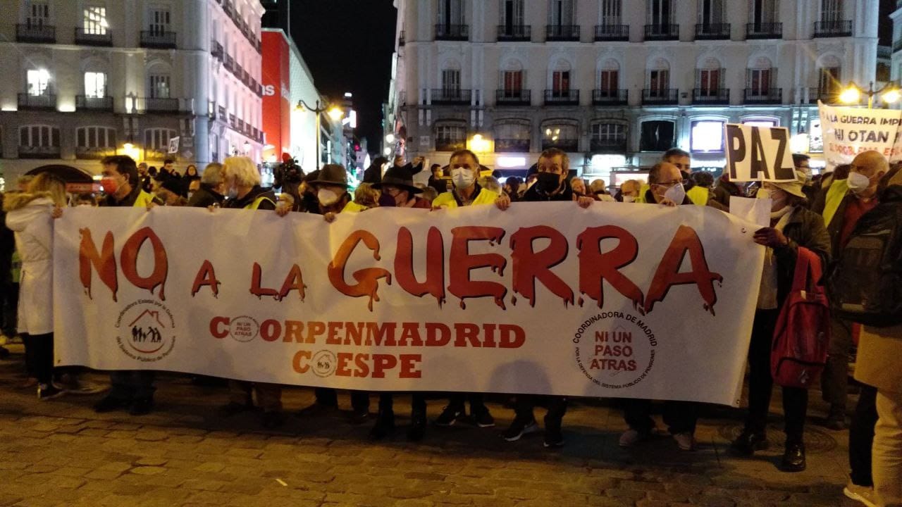 NO A LA GUERRA COESPE