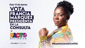 CARTEL ELECTORAL DE FRANCIA MÁRQUEZ