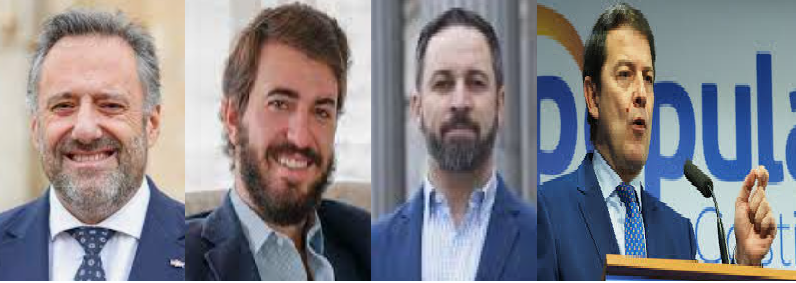 POLLÁN, GARCÍA-GALLARDO Y ABASCAL, CON MAÑUECO, A QUIEN TIENEN TRINCADO POR EL FONDAJO, COMO DICEN EN GÁLDAR