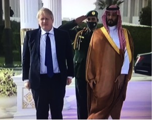 BORIS JOHNSON - MOHAMED BEN SALMAN