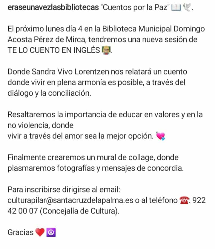 CUENTOS POR LA PAZ