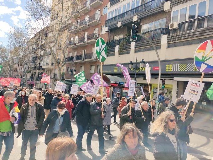 NO A LA GUERRA MADRID ABRIL 22  2