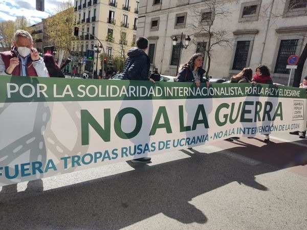 NO A LA GUERRA MADRID ABRIL 22  1