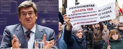 EL MOVIMIENTO PENSIONISTA CONTRA ESCRIVÁ Y SUS LEYES CONTRA LAS PENSIONES PÚBLICAS