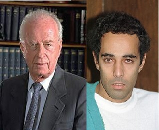 ISAAC RABIN y su asesino YIGAL AMIR