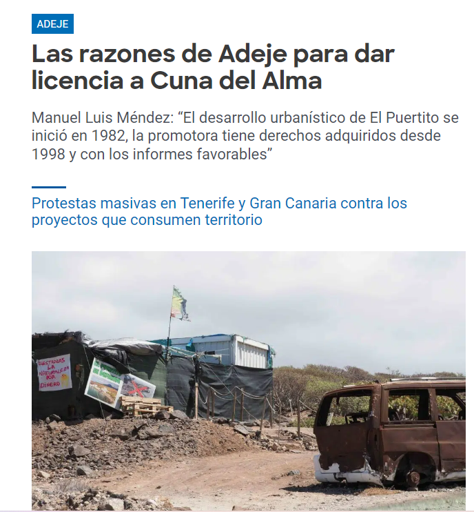 Artículo de DIARIO DE AVISOS