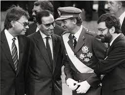 FELIPE, GUERRA, SERRA, CON BORBÓN