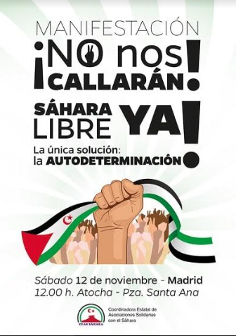 manifestación SAHARA