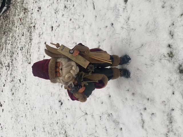 Santa Claus en mi jardín