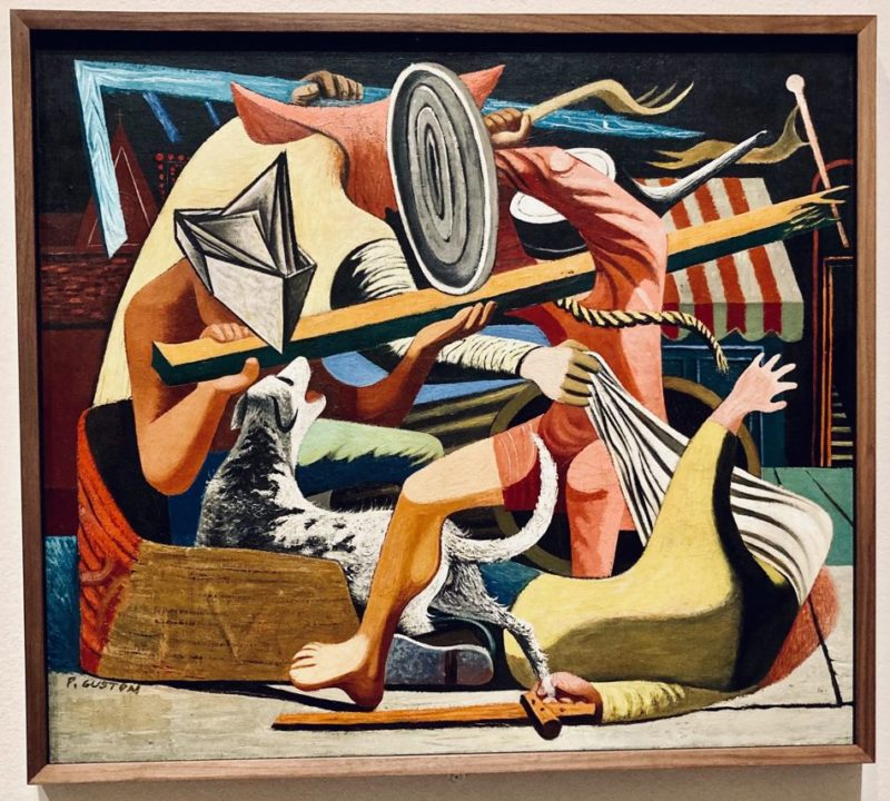 Philip Guston (Canadá), Gladiators [Gladiadores], 1940