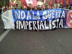 NO A LA GUERRA IMPERIALISTA