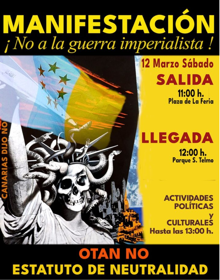 NO A LA GUERRA CANARIAS