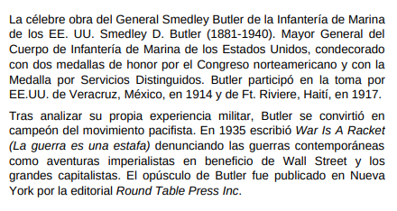 LA GUERRA ES UNA ESTAFA 0
