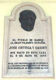 ORTEGA Y GASSET