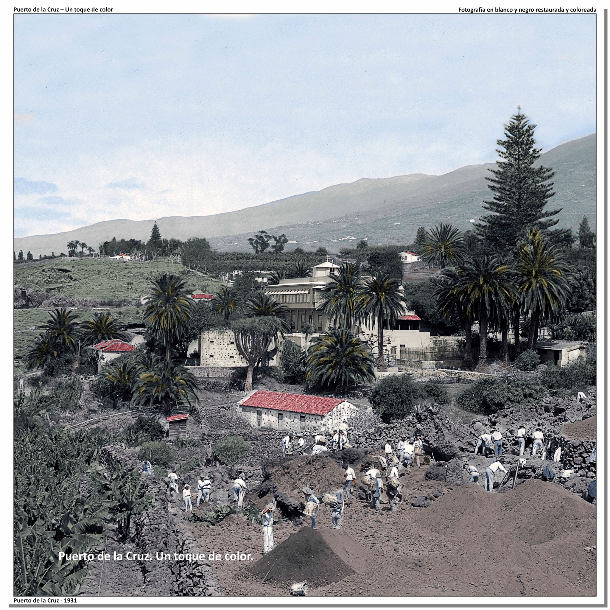 PUERTO DE LA CRUZ, SITIO LITRE, 1931