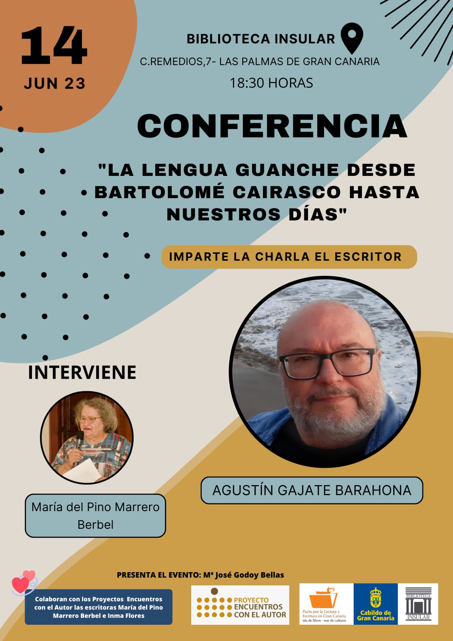 Cartel conferencia Lengua Guanche