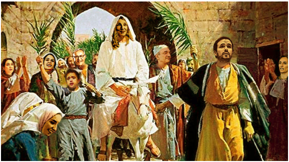 YOLANDA EN LA BURRITA CON GARZÓN