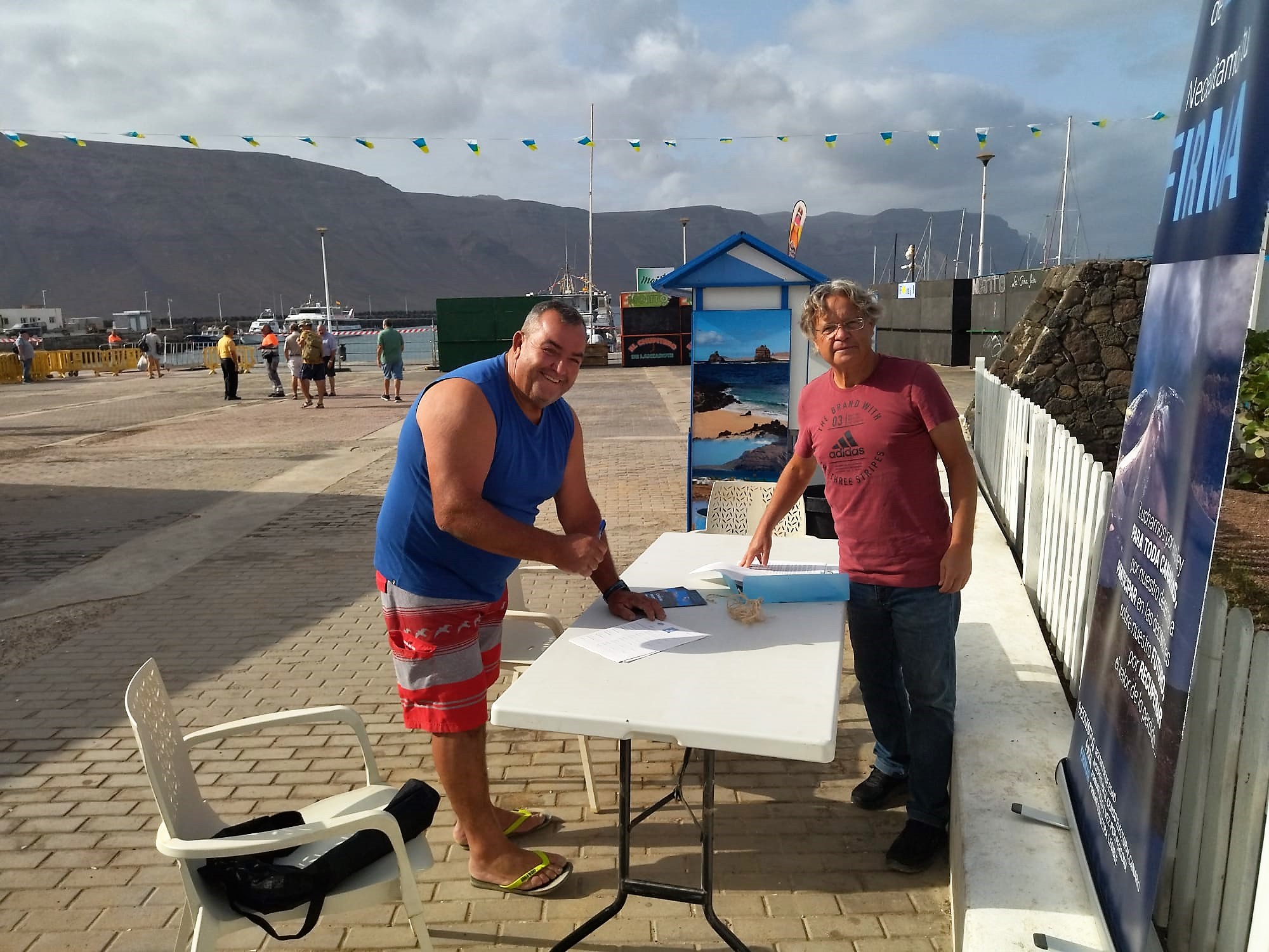 Firmas en La Graciosa