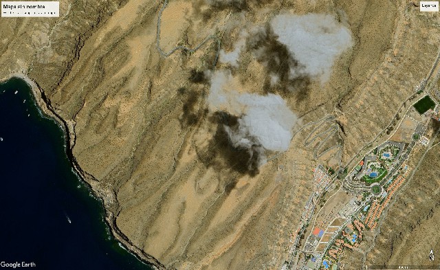Vista reciente de  de las rampas habiendo destruido buena parte del tabaibal~1