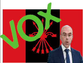JORGE BUXADÉ, MENTOR IDEOLÓGICO DE VOX, FALANGISTA DE AYER, DE HOY Y DE SIEMPRE