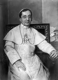BENEDICTO XV "HOMBRE VESTIDO DE BLANCO"
