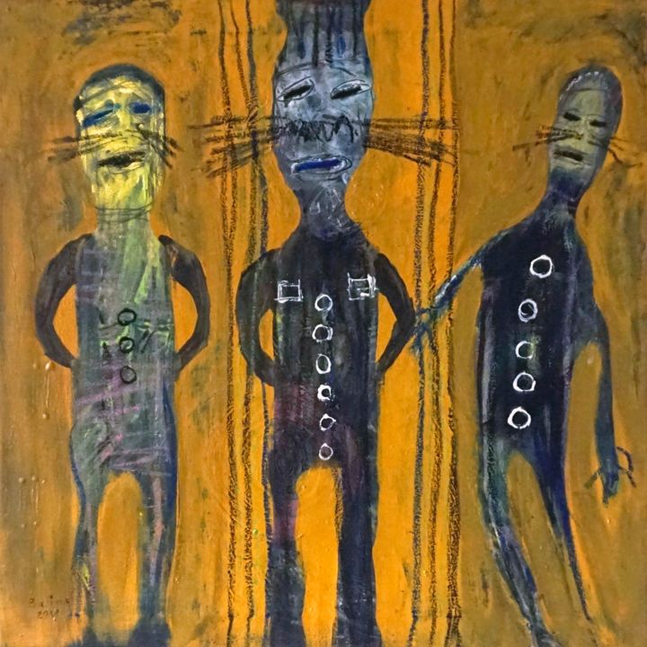 Wilfried Balima (Burkina Faso), Les trois camarades ('Los tres camaradas'), 2018.