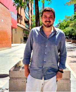 Álvaro Aguilera, secretario general del Partido Comunista de Madrid.
