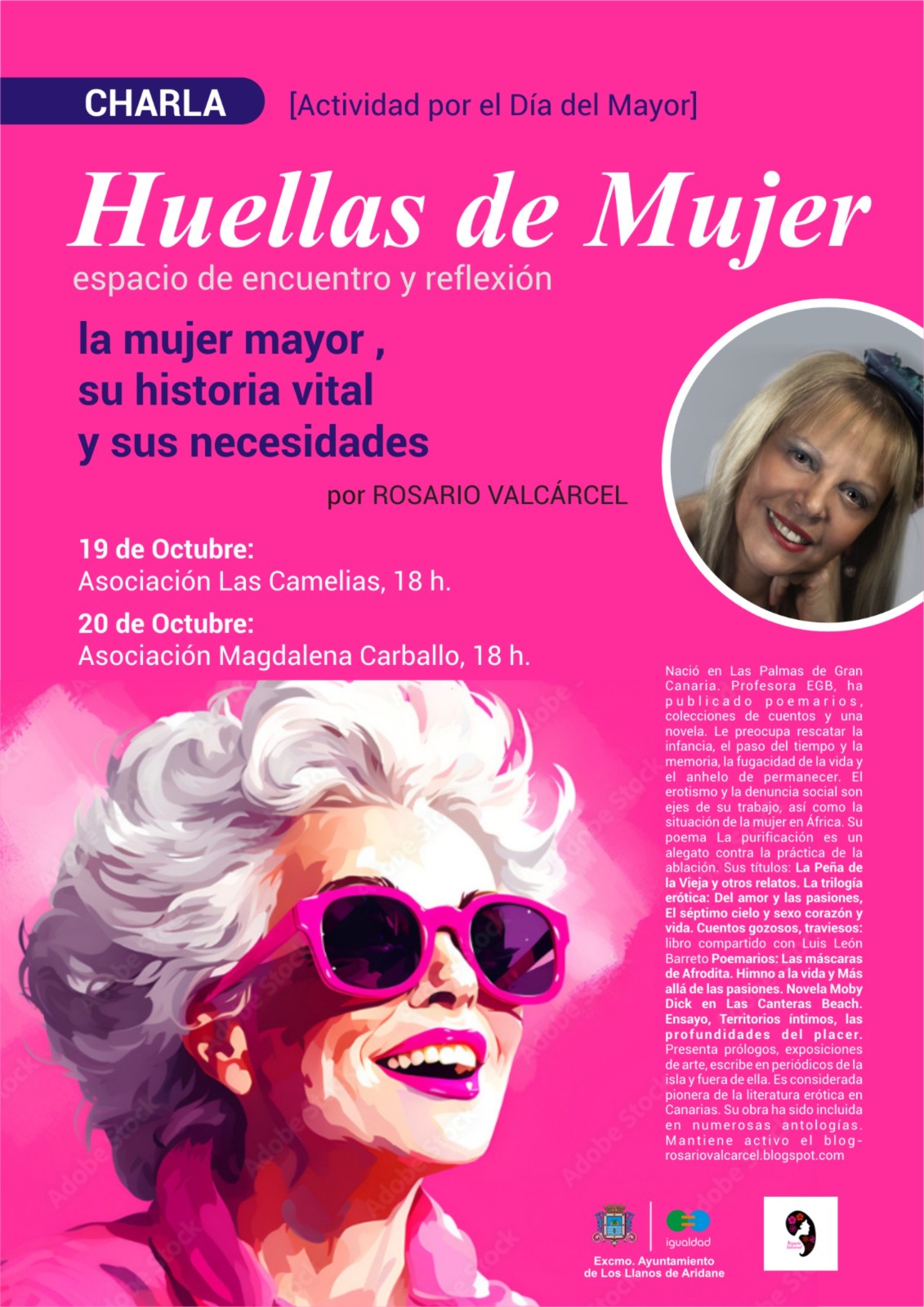 Cartel mayores, Huellas de mujer