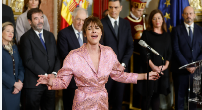 MARÍA BERASARTE CANTA "AL ALBA", DE AUTE, EL DÍA DE LA CONSTITUCIÓN EN EL CONGRESO