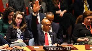 USA VETA EN LA ONU EL ALTO EL FUEGO EN GAZA