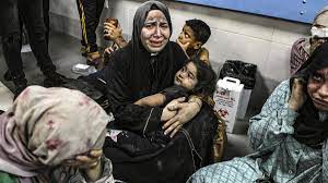 HOSPITAL DE GAZA BOMBARDEADO
