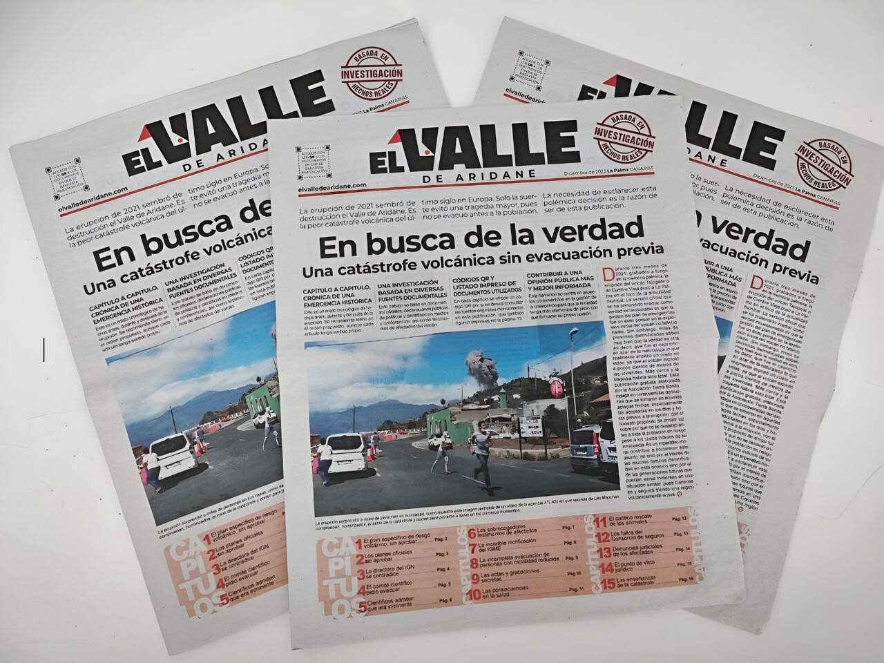 ejemplares de la revista en formato periódico