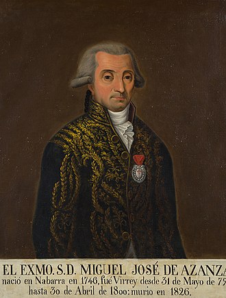 Miguel José de Azanza, fue ministro del gobierno de José I. Murió en el exilio en 1826 - Wikipedia