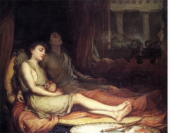 SUEÑO Y SU HERMANASTRO MUERTE,  JOHN WILLIAM WATERHOUSE 1874