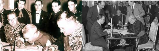 CONCORDATO FIRMADO EN 1953, REFRENDADO EN 1975 Y NO MODIFICADO