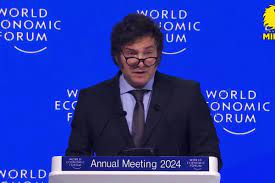 MILEI EN DAVOS