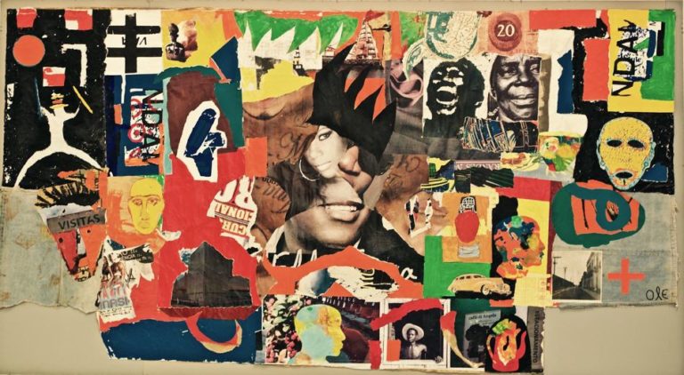 António Ole (Angola), El mural Maculusso, 2014.