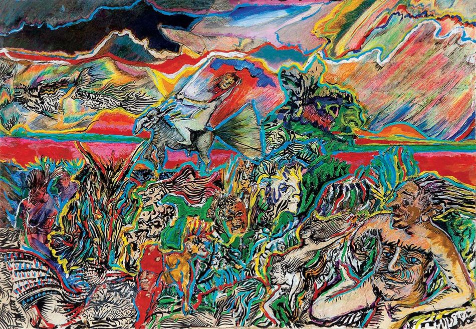 Luis Felipe Noé (Argentina), La naturaleza y los mitos II (1975).