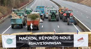 FRANCIA AGRICULTORES MACRON, RESPÓNDENOS, SALVA A TUS CAMPESINOS